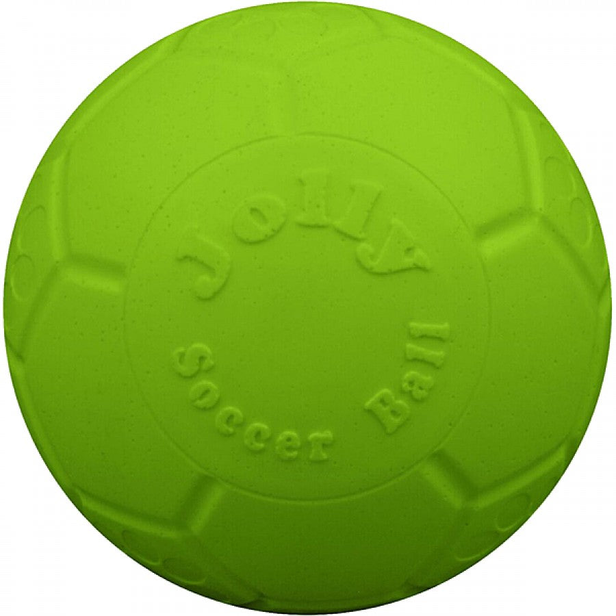 *S.O. - Up to 2 Week Wait* Jolly Pets - Soccer Ball Dog Toy - GREEN APPLE - 15CM (6in)