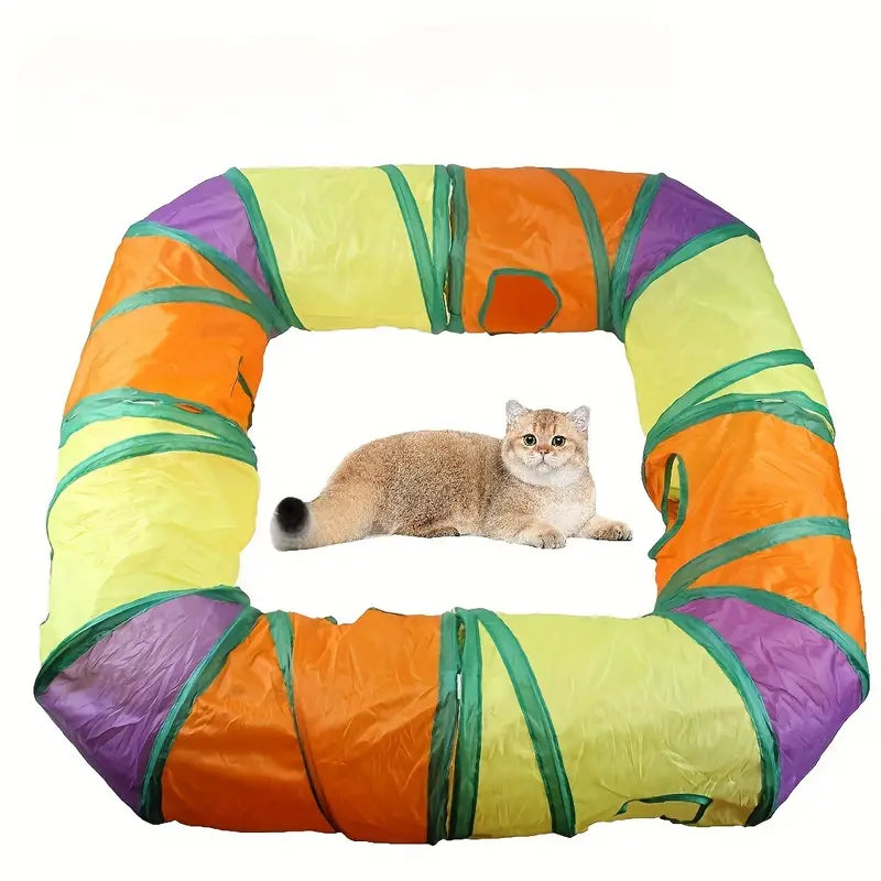 Cat Tunnel - L-shaped Cat Tunnel Toy - 26CM (10in)