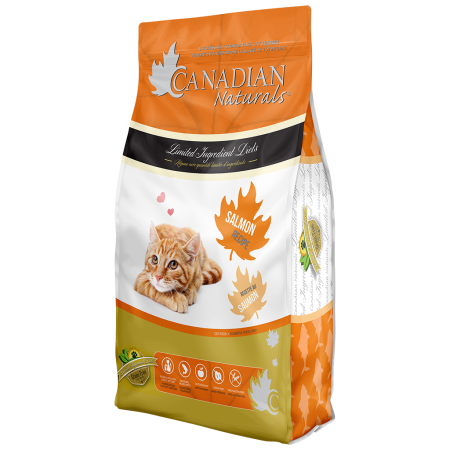 Canadian Naturals - LID Grain Free SALMON Dry Cat Food - 2.9KG (6.5lb)
