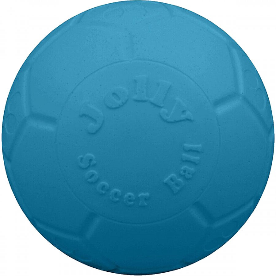 LocalID_66811 Jolly Pets - Soccer Ball Dog Toy - OCEAN BLUE - 15CM (6in)