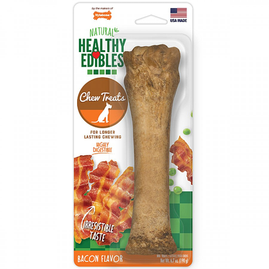 LocalID_56792 Nylabone - Healthy Edibles BACON Dog Chew - XLARGE - 190GM (6.7oz)