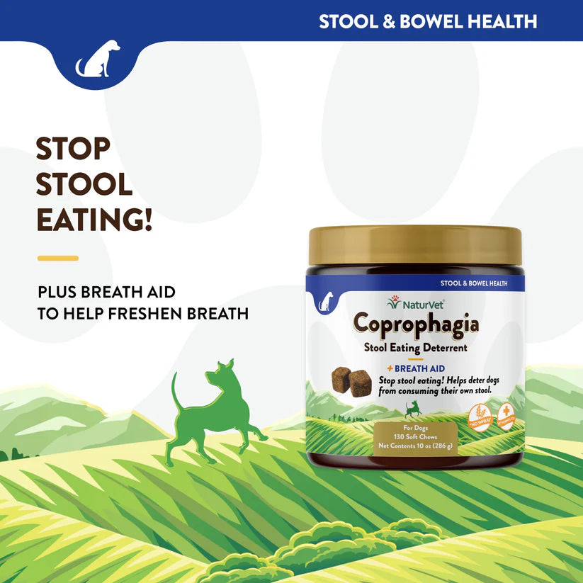 LocalID_68554 NaturVet - Soft Chew Coprophagia Deterrent & Breath - 286GM (10oz) - 130CT