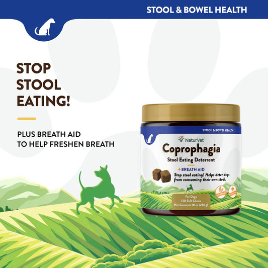 LocalID_68554 NaturVet - Soft Chew Coprophagia Deterrent & Breath - 286GM (10oz) - 130CT