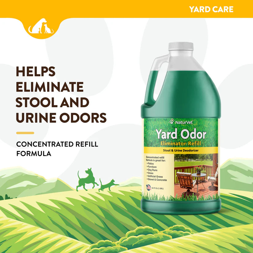 NaturVet - Yard Odor Eliminator Refill - 1.89L (64oz)