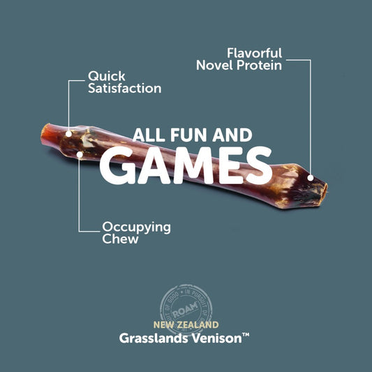 LocalID_68808 Roam - Bucky Busy Bone - Grassland VENISON Dog Chew - 108GM (3.8oz) - 1PC