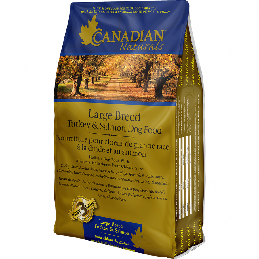 LocalID_28033 Canadian Naturals - TURKEY and SALMON LARGE BREED Dry Dog Food - 13.6KG (30lb)