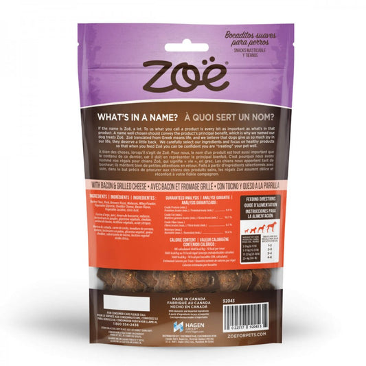 Zoë - Tender Chunks Dog Treat - BACON and GRILLED CHEESE - 150GM (5.3oz)