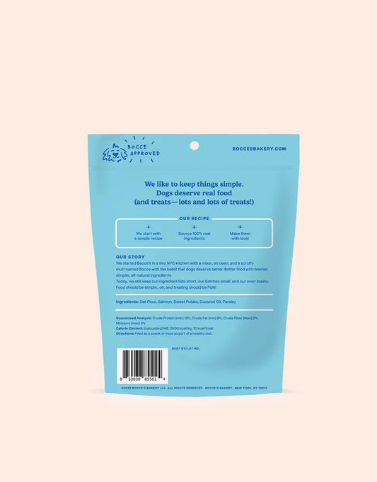 LocalID_67861 Bocce's Bakery - Crunchy Biscuits FISH & CHIPS Dog Treat - 141.7GM (5oz)