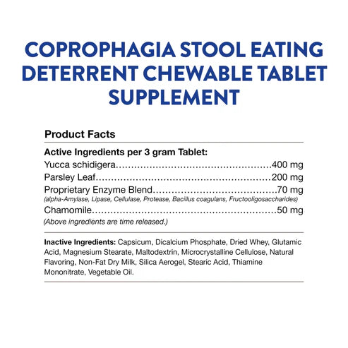 LocalID_70958 NaturVet - Coprophagia Deterrent - 390GM (13.7oz) - 130CT