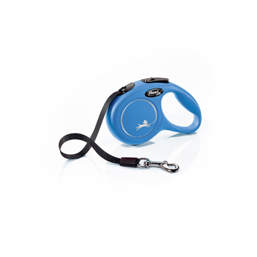 *DNR* Flexi - Classic Tape Flexi Dog Leash - BLUE - XSMALL - 3M