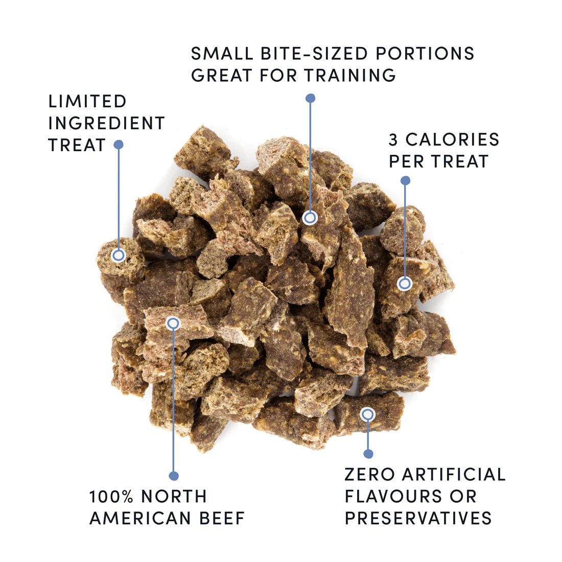 LocalID_71117 Crumps' Naturals - Mini Trainers Semi-Moist BEEF Dog Treat - 300GM (10.6oz)