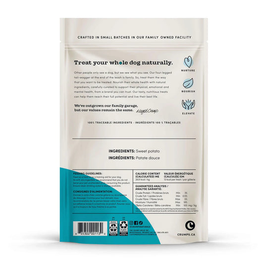 LocalID_68163 Crumps' Naturals - SWEET POTATO Fries Dog Treat - 570GM (20oz)