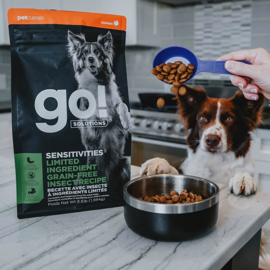 LocalID_67779 Petcurean - GO! Sensitivities GF LID INSECT Dry Dog Food - 9.98KG (22lb)