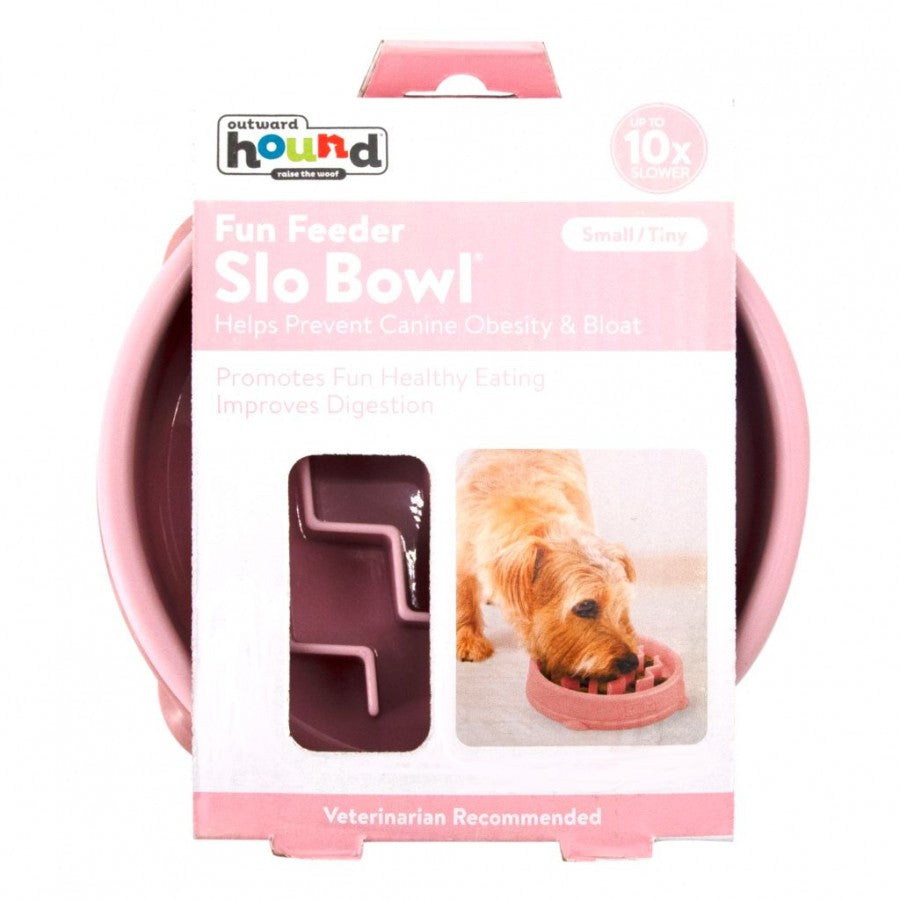 Outward Hound - Fun Feeder Wave - PINK - SMALL - 14.5CM (5.5in)