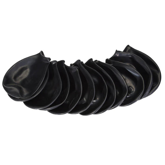 Pawz - Rubber Dog Boots - BLACK - TINY - Up to 2.5CM (1in) - 12PK