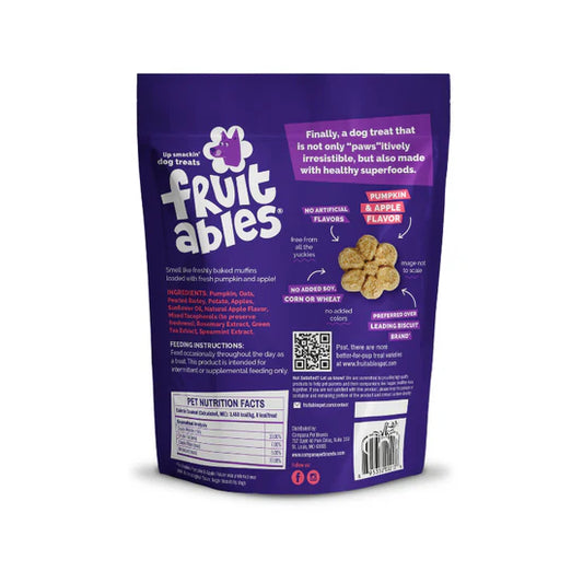 LocalID_71448 Fruitables - PUMPKIN and APPLE Crunchy Dog Treats - 198GM (7oz)