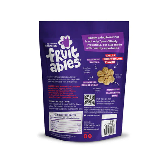 LocalID_71421 Fruitables - CRISPY BACON and APPLE Crunchy Dog Treats - 198GM (7oz)
