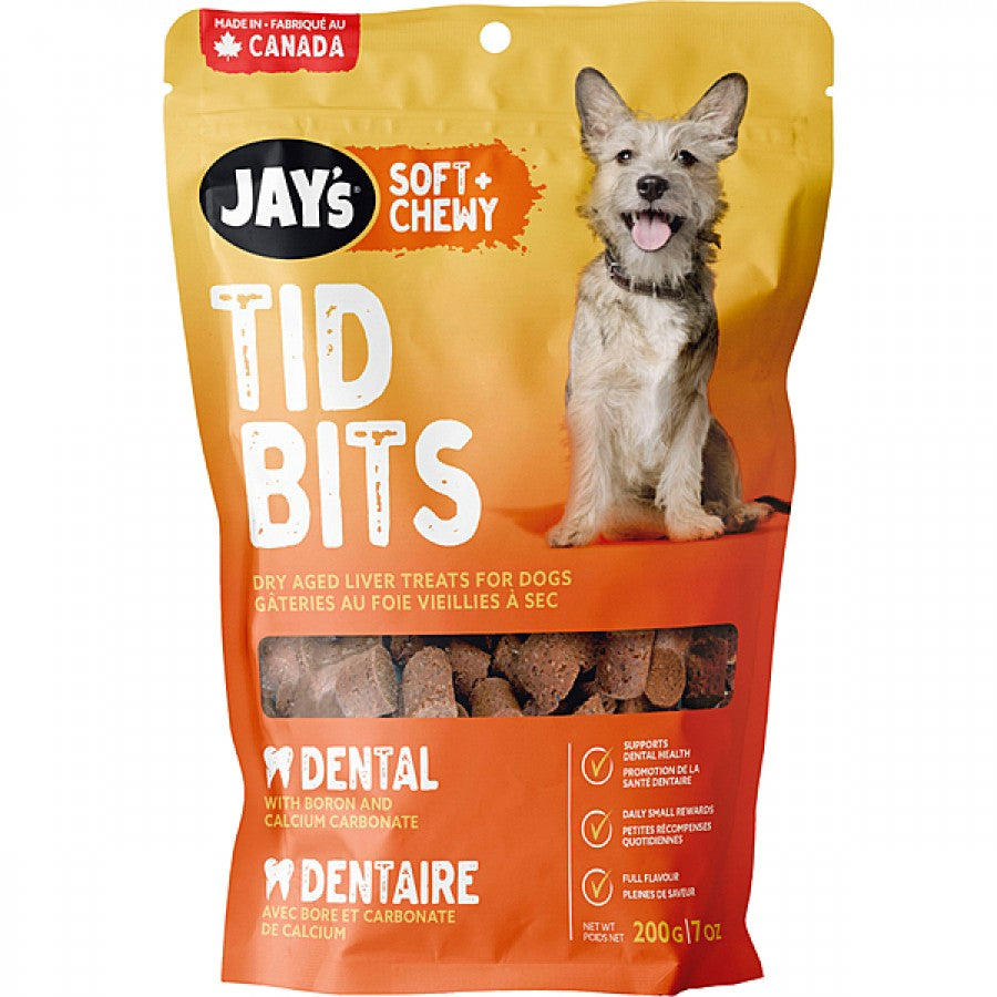 Jay's - Tid Bits DENTAL Dog Treats - 200GM (7oz)