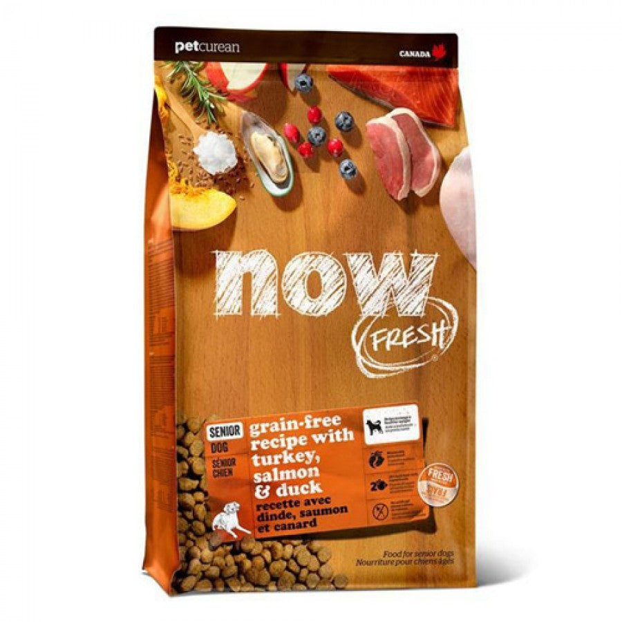 LocalID_44646 Petcurean - NOW TURKEY SALMON DUCK SENIOR Dog Food - 5.44kg (12LB)