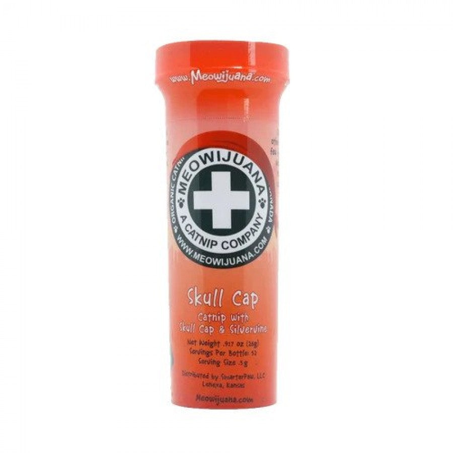 *DNR* Meowijuana - Skull Cap - Catnip and Skull Cap Blend - 26GM (.917oz)