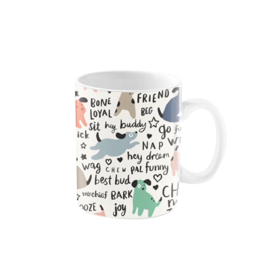 Fringe Studio - Dog Eared Montana Mug - 9.5x11CM (3.75x4.375in)