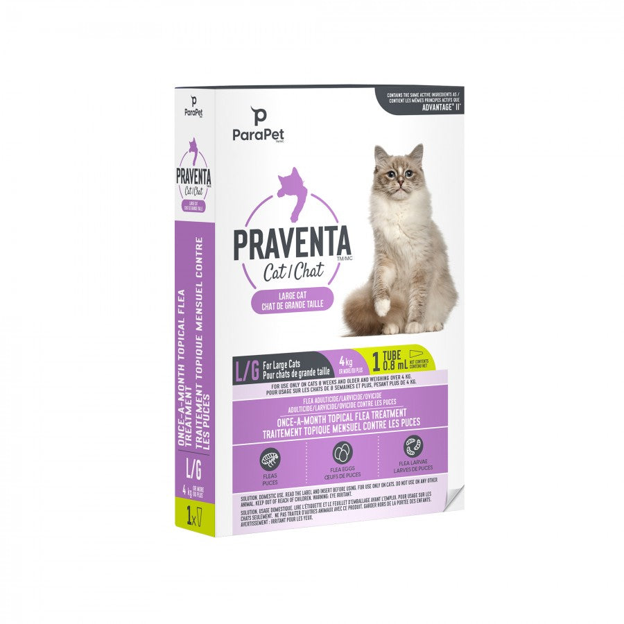 LocalID_71215 Parapet - Praventa for LARGE Cats - 4KG and Over - 1 Tube