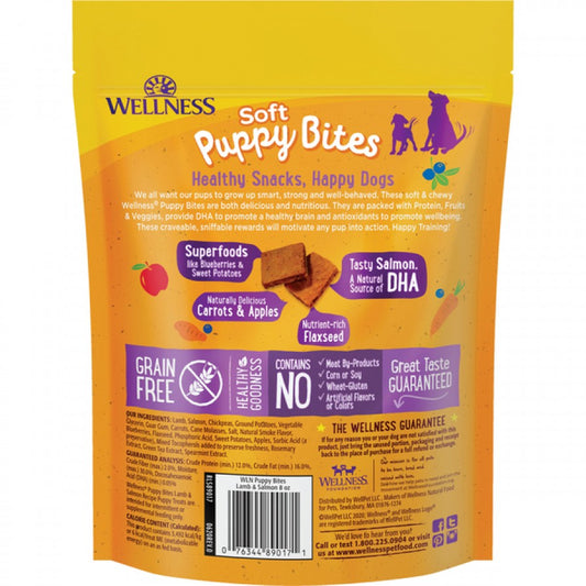 LocalID_69035 Wellness - Soft Puppy Bites LAMB and SALMON Dog Treat - 226GM (8oz)
