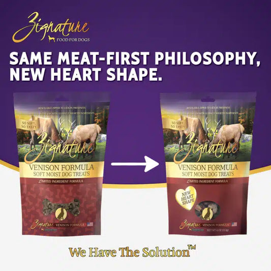 LocalID_69091 Zignature - VENISON Soft Dog Treats - 113GM (4oz)