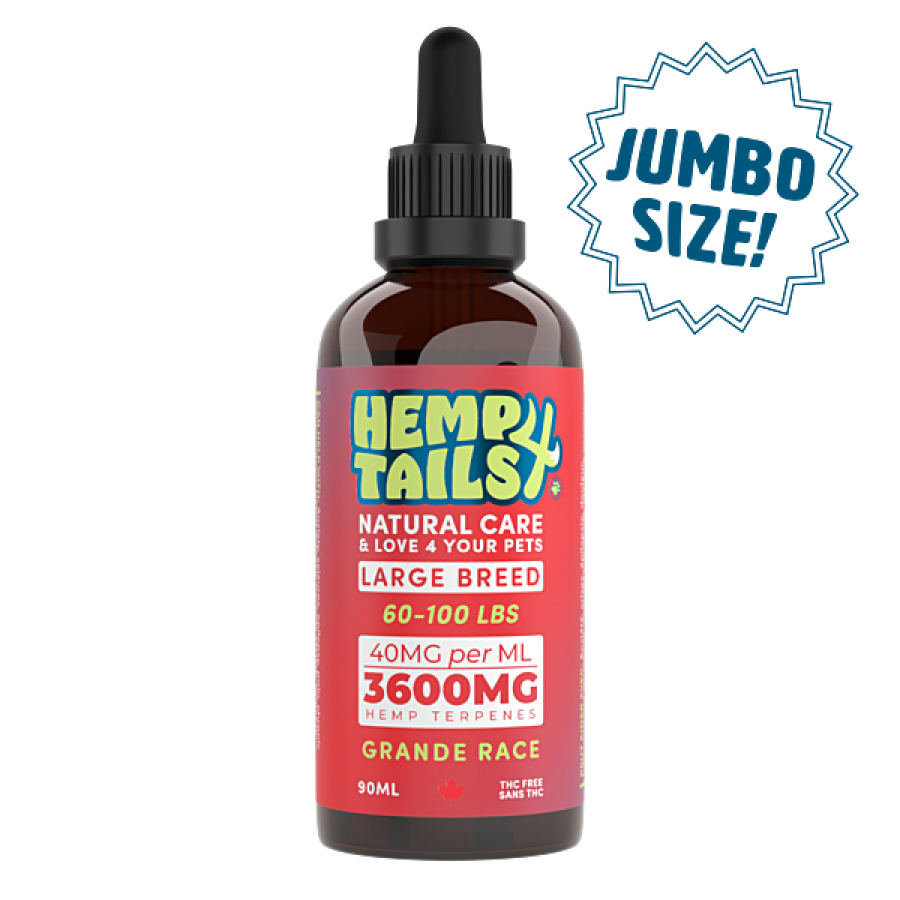 LocalID_58117 Hemp 4 Tails - Hemp Seed Oil Large Breed - 3600MG/90ML