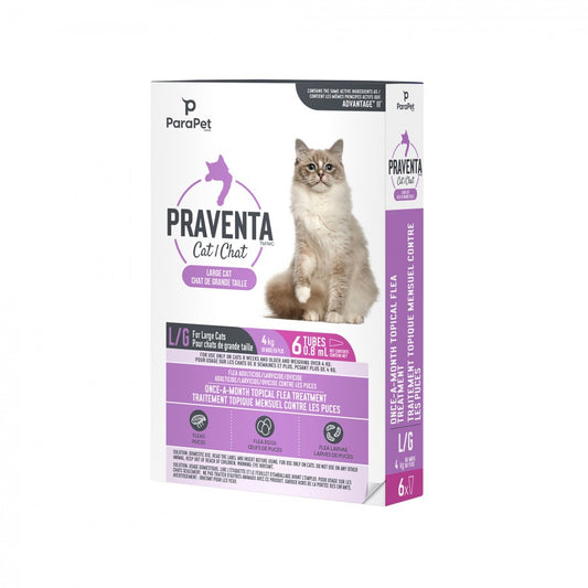 LocalID_71238 Parapet - Praventa for LARGE Cats - 4KG and Over - 6 Tubes