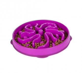 Outward Hound - Fun Feeder Flower - PURPLE - LARGE - 28.5CM (11in)