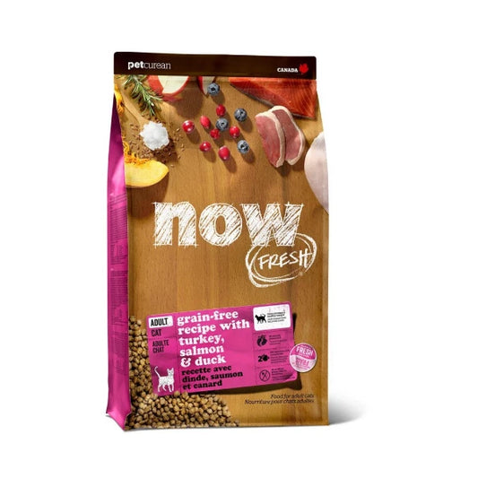 Petcurean - NOW TURKEY SALMON & DUCK Adult Dry Cat Food