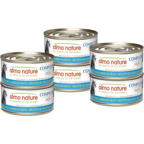 Almo Nature - TUNA with PUMPKIN in GRAVY Multipack Wet Cat Food - 70GM (2.47oz) - 6PK