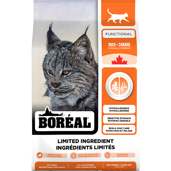 *PREORDER* Boreal - Functional LID All Breed DUCK Dry Cat Food - 4.5KG (9.9lb)