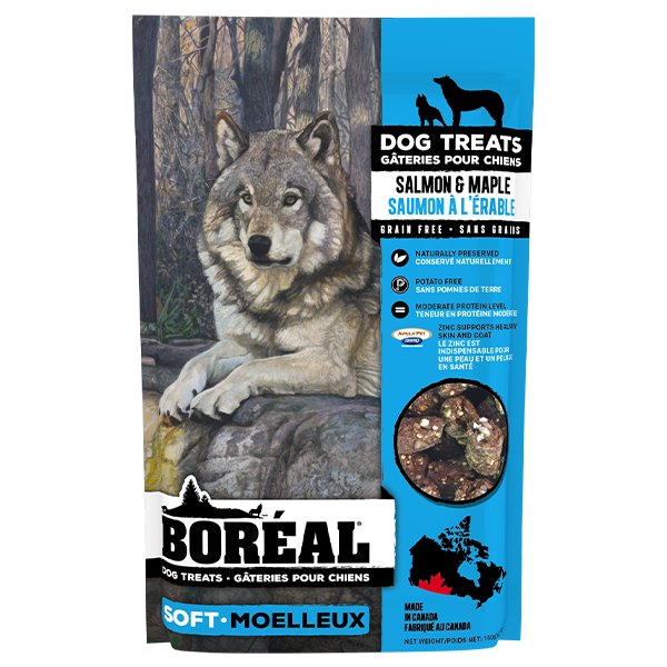 Boreal - SALMON and MAPLE Dog Treats - 150GM (5.29oz)