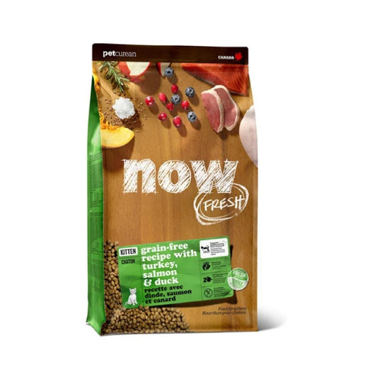 Petcurean - NOW TURKEY SALMON & DUCK Kitten Dry Cat Food