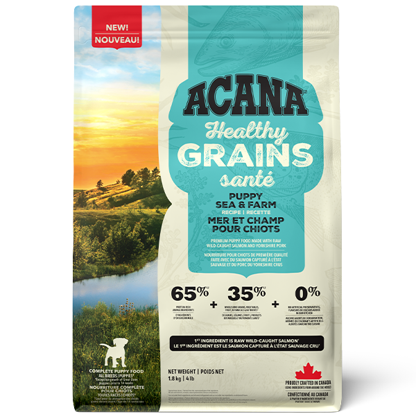 Champion Foods - Acana - HEALTHY GRAINS Puppy SEA & FARM Dry Dog Food - 1.8KG (4lb)