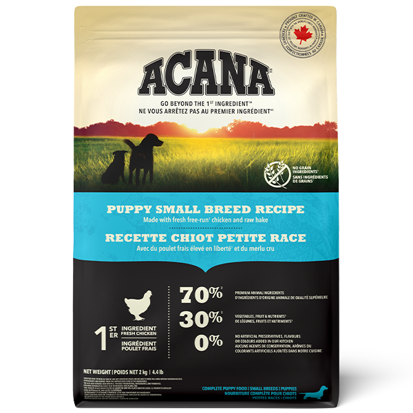 Champion Foods - Acana - SMALL BREED PUPPY Dry Dog Food - 2KG (4.4lb)