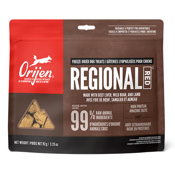 Champion Foods - Orijen FD REGIONAL RED Dog Treats - 92GM (3.25oz)
