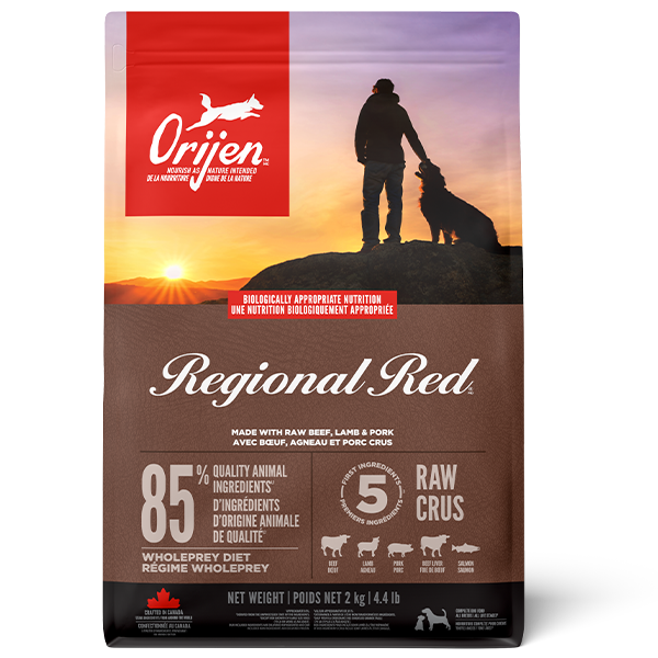 Champion Foods - Orijen REGIONAL RED Dry Dog Food - 2KG (4.4lb)