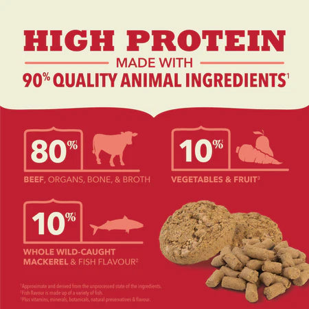 Champion Foods - Acana Freeze Dried Morsels RANCH-RAISED BEEF Dog Food - 227GM (8oz)