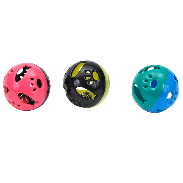 Coastal - Turbo PLASTIC BELL BALLS Cat Toy - 5.1CM (2in) (BULK)