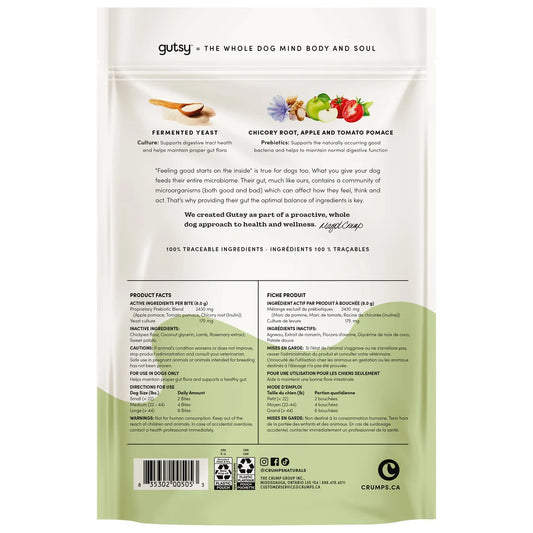 Crumps' Naturals - Gutsy BALANCE Bites Dog Treat - 130GM (4.6oz)