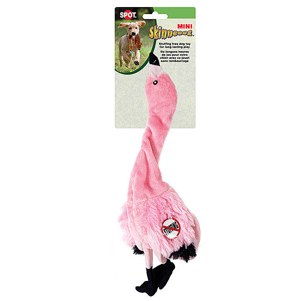 *S.O. - Up to 2 Week Wait* Ethical Pet Products - Skinneeez Pink FLAMINGO Dog Toy - MINI - 33CM (13in)