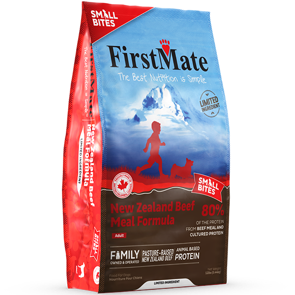 Firstmate - LID GF New Zealand BEEF Small Bites Dry Dog Food - 5.44KG (12lb)