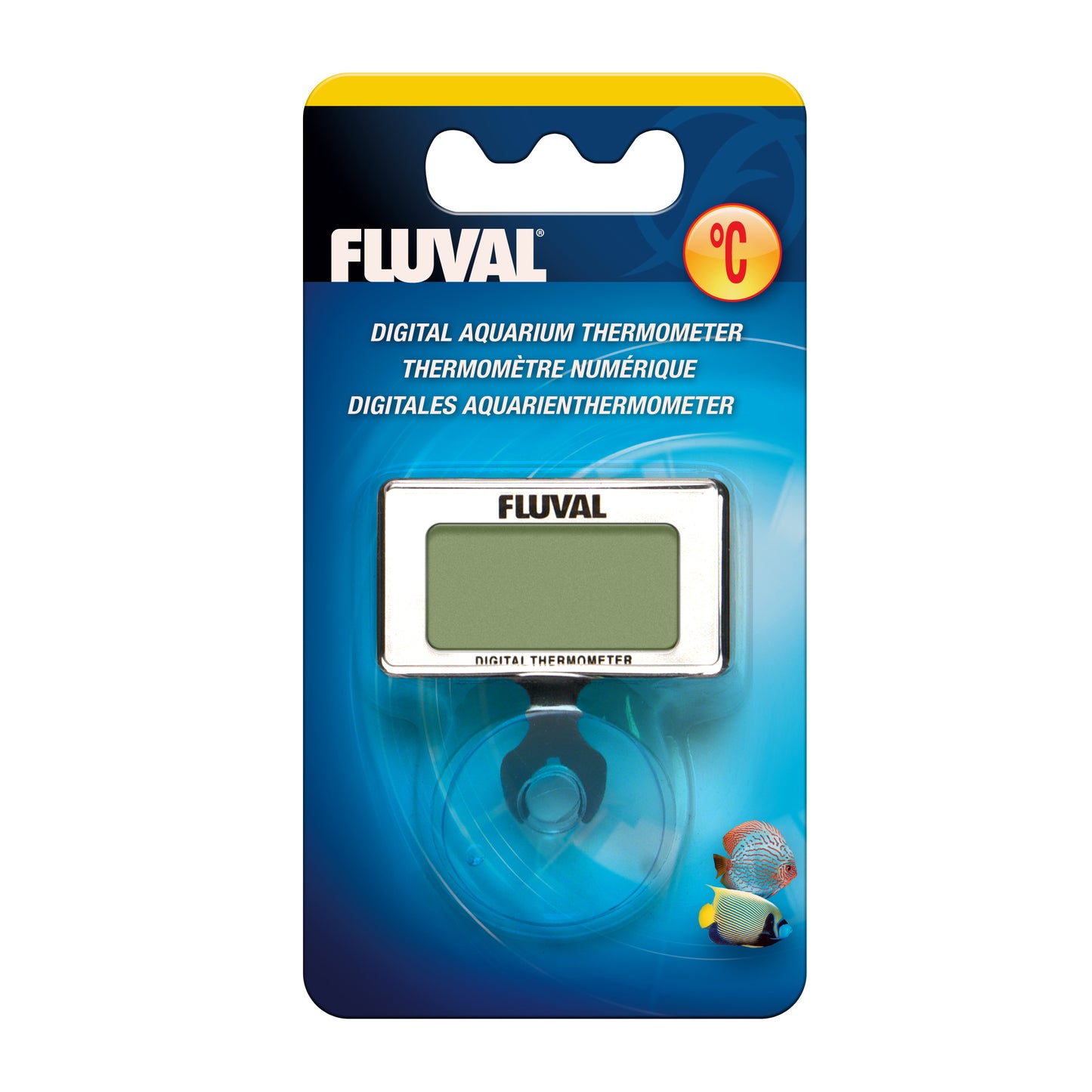 *S.O. - Call for Estimated Arrival* Fluval - Celcius Digital Aquarium Thermometer with Suction Cup