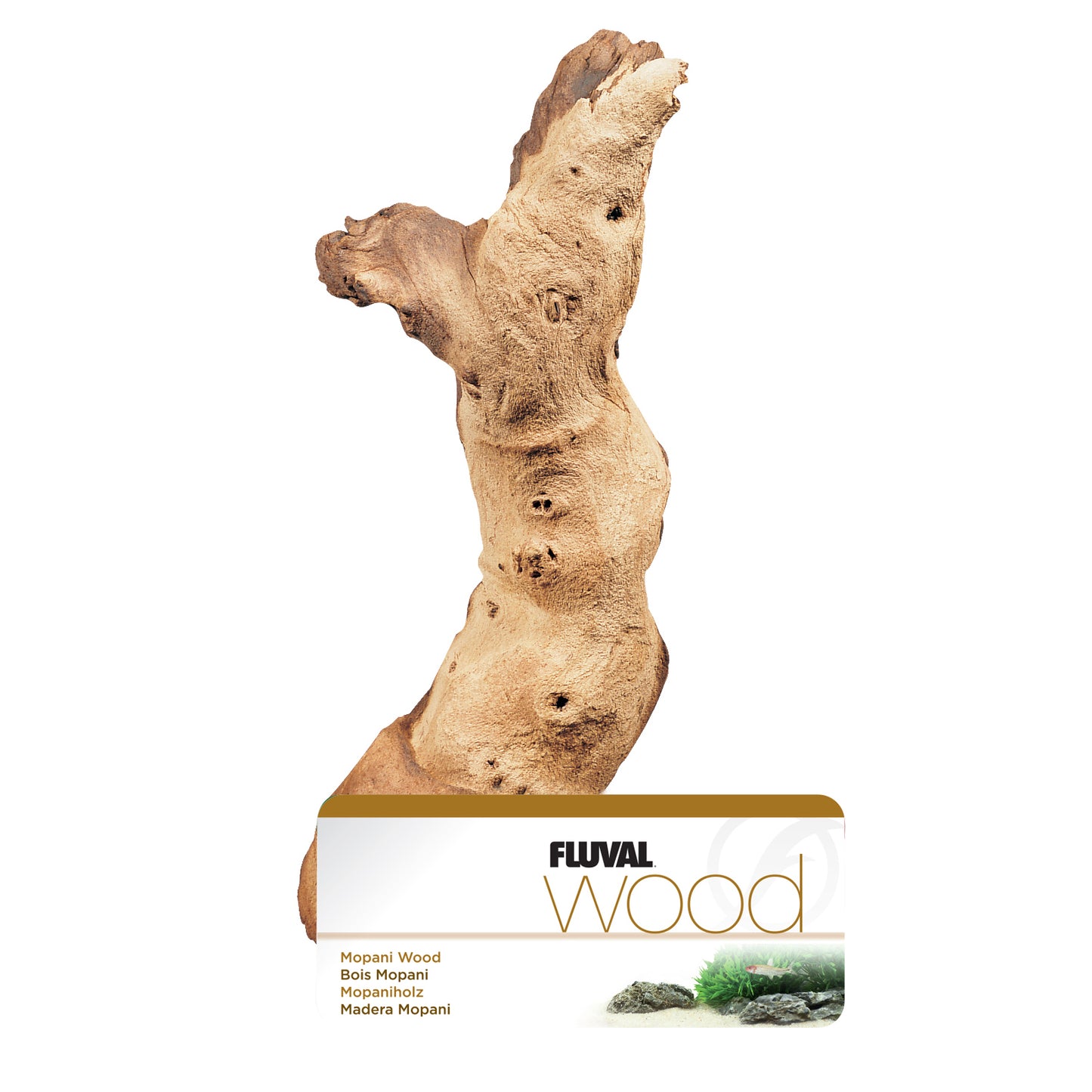 Fluval - Mopani Driftwood - LARGE - 30x45CM (11.8x17.7in)