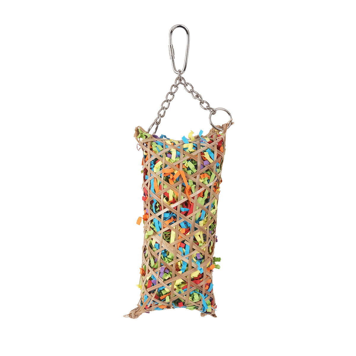 HARI - SMART.PLAY Enrichment Parrot Toy - Crinkle Cache - 13×7.5×7.5CM (5.1×3.0×3.0in)