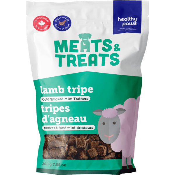 Healthy Paws - Cold Smoke Mini Trainers LAMB TRIPE Dog Treat - 200GM (7.05oz)