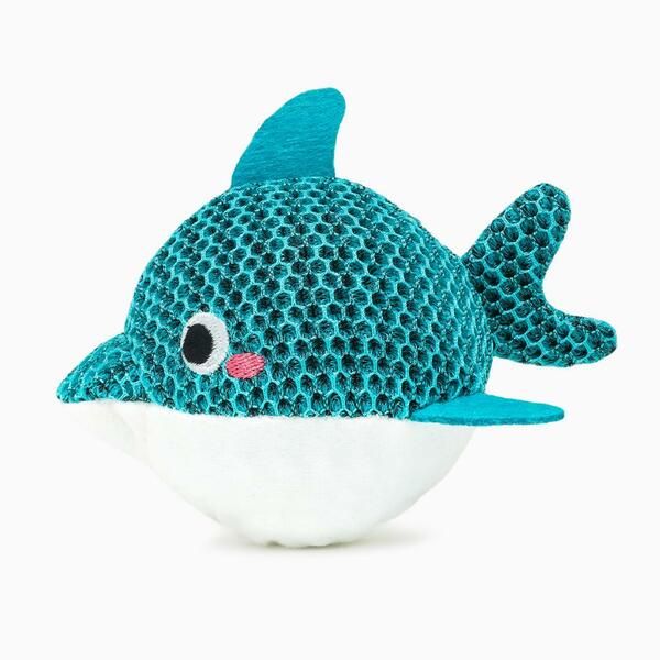 Hugsmart - Super Ball Ocean Pals 2-in-1 Dolphin Dog Toy